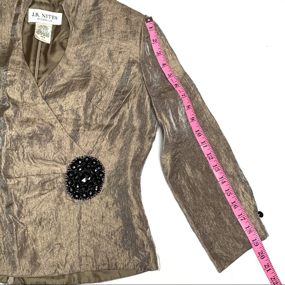 J.R. Nites by Carol Lin Women’s Blazer Jacket - Picture 5 of 11